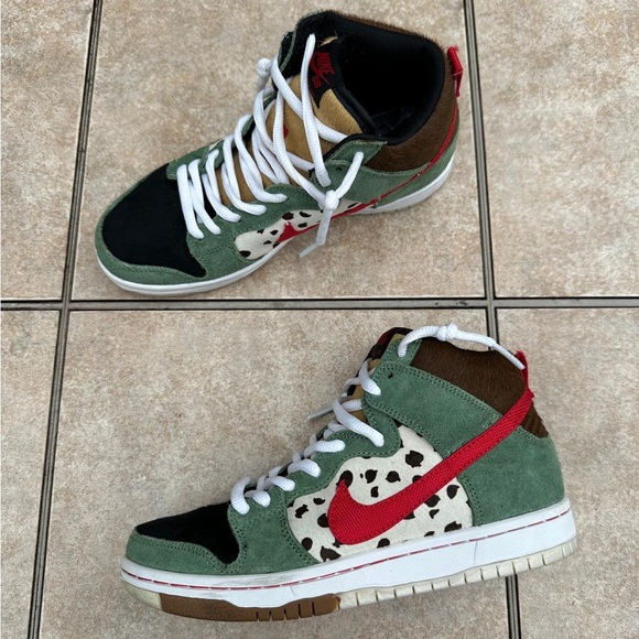 Nike SB Dunk High Walk The Dog 2019 shoes size 8 - Picture 4 of 11